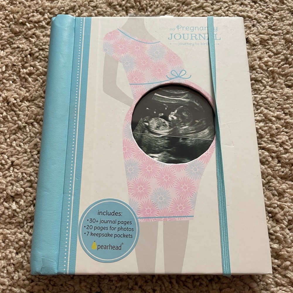 Pearhead Pregnancy Maternity baby journal book NEW